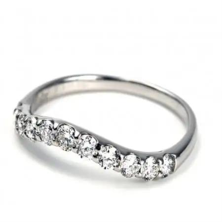 プラチナウェーブダイヤモンドリング 0.50CT R3609DI-P2 #13【配送不可地域：離島・沖縄県】【1755029】