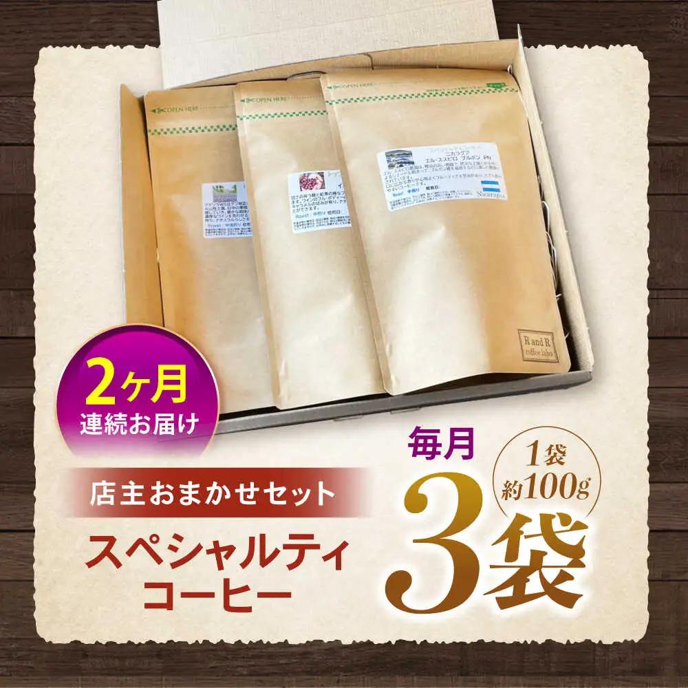 【2回定期便】自家焙煎スペシャルティコーヒーおまかせセット(豆のまま) / スペシャルティコーヒー ブレンド コーヒー / 諫早市 / R and R coffee labo [AHCJ016]
