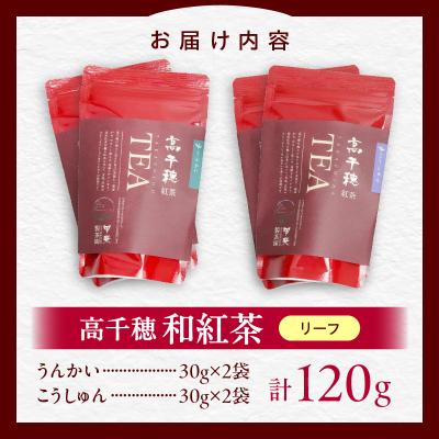 ふるさと納税 高千穂町 高千穂紅茶(リーフ)2種4袋セット うんかい30g×2袋&こうしゅん30g×2袋 |  | 03