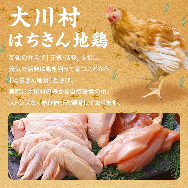 【セット定期便】【大川村と高知市の共通返礼品】はちきん地鶏モモ肉 1kg（一口大カット）＆マグロのネギトロ 地鶏 モモ肉 鶏肉 とり肉 とりにく 肉 まぐろ 海鮮 魚介 高知県 大川村 F6R-110