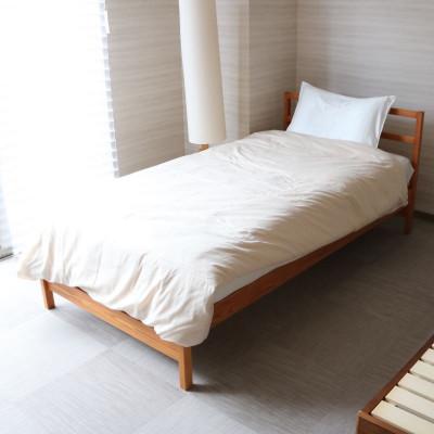 ふるさと納税 都留市 一重ガーゼやさしい和晒掛けふとんカバー ダブルサイズ ベージュ 1枚