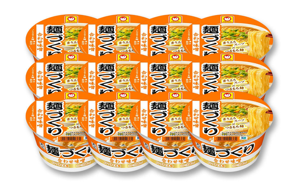 マルちゃん 麺づくり 合わせ味噌 ×1ケース（12個入り）