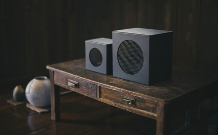 LATEM BASE キューブ型スピーカー 「LBK-V230」 サテンホワイト