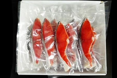 根室海鮮市場[直送]甘汐天然紅鮭1切×22P(約1.3kg) A-28136