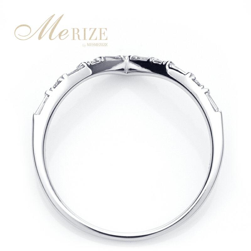 指輪 天然ダイヤ 0.3ctup Yvette【K18ホワイトゴールド】r-301（KRP）M42-1410