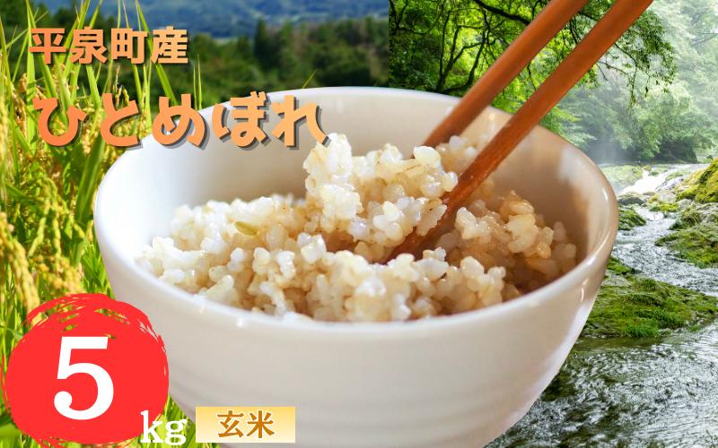 
                  令和7年産 平泉町産 ひとめぼれ 玄米5kg / こめ コメ 米 お米 おこめ 玄米 ご飯 ごはん ライス 山水【aoki006A】
                