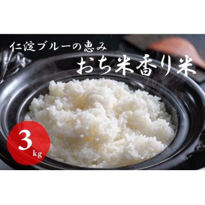 ふるさと納税 越知町 仁淀ブルーの恵み「おち米」 3kg(香り米ブレンド)