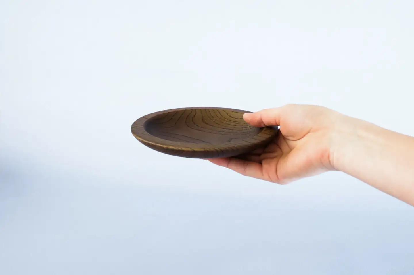 ナラの小皿 2枚セット 【 食器 神奈川県小田原市 小皿 小皿】