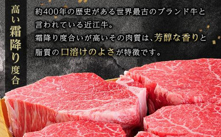 【11月発送】近江牛ヒレステーキ 750g（4～5枚）
