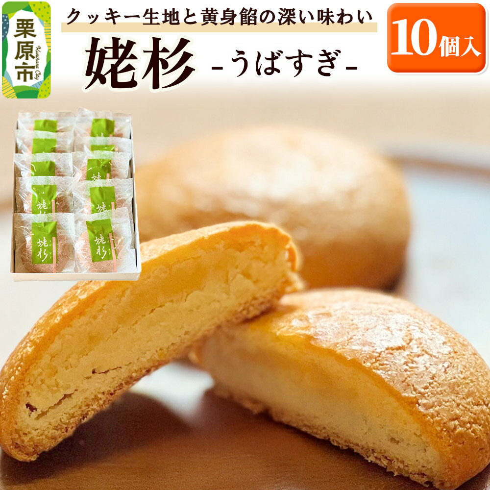【ふるさと納税】姥杉 10個入 お菓子 銘菓 黄身餡 老舗 喜久乃家