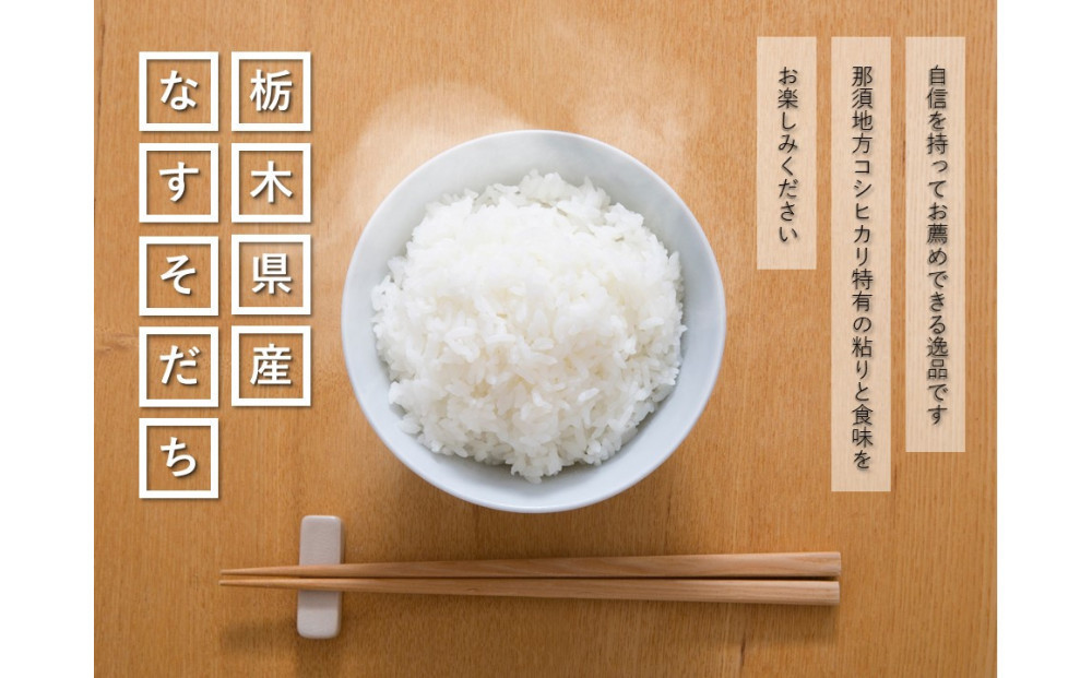 令和8年産 栃木県産コシヒカリ なすそだち 10kg JAなすの産地からお届け【大田原市・那須塩原市・那須町共通返礼品】