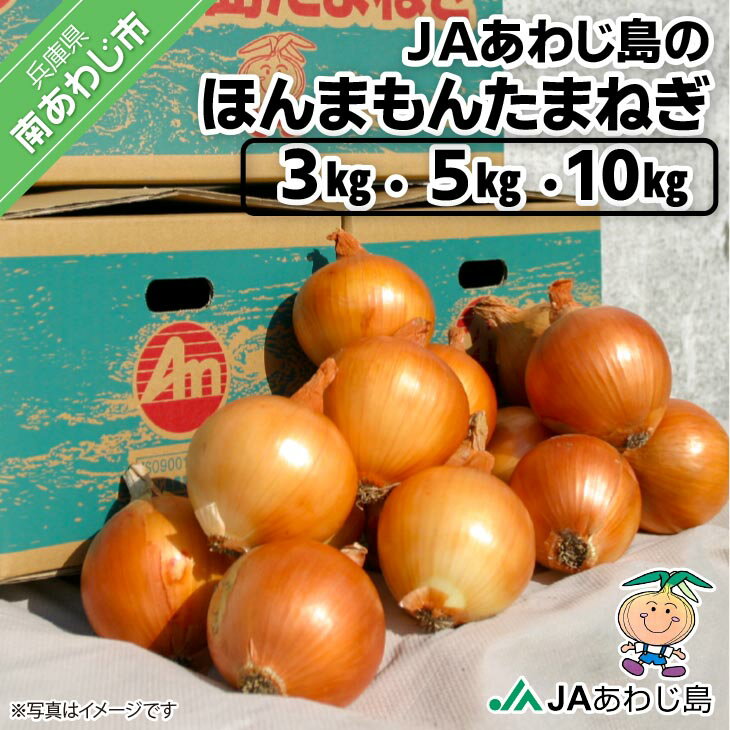 【ふるさと納税】JAあわじ島のほんまもんたまねぎ中晩生種【3kg・5kg・10kg】
