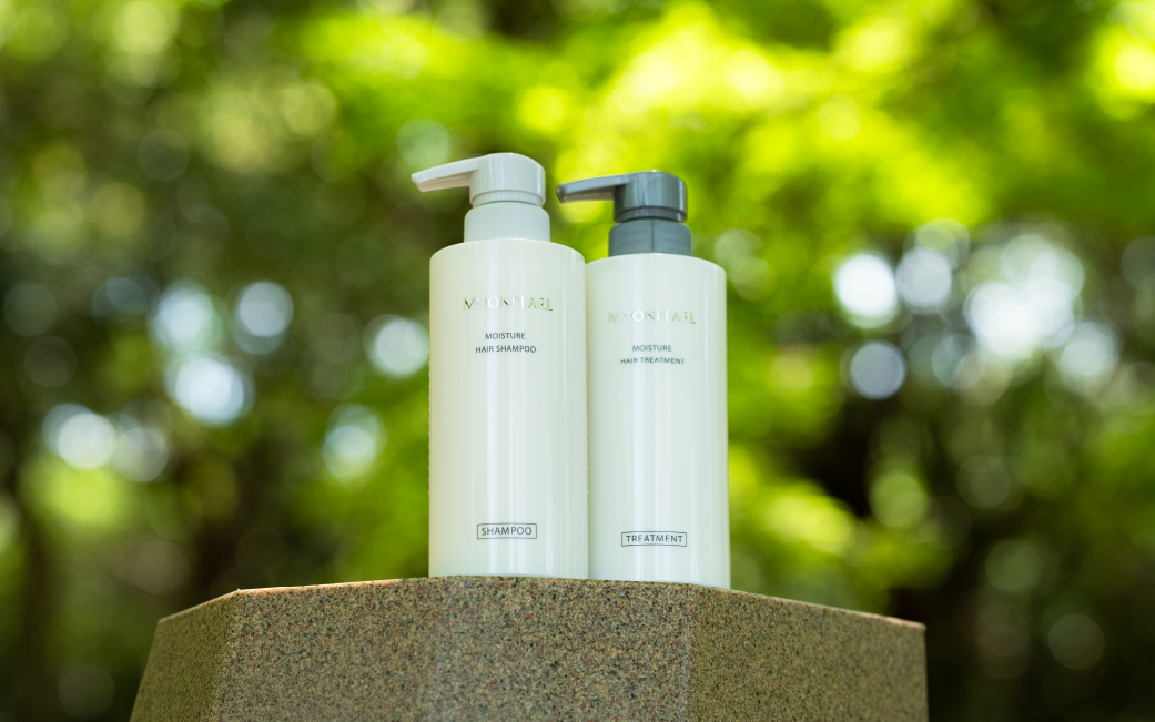 1529　ムーンパール　モイスチャー　ヘアケア 2点セット　ミキモトグループ 御木本製薬　シャンプー　トリートメント　伊勢志摩産真珠成分　伊勢志摩海藻成分　ノンシリコン　パラベンフリー　ホテルアメニテ