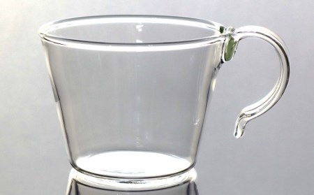 [I703]耐熱ガラス製　ティーポット「まんまるポット」0.5l＆重ねてしまえるカップ（3個）