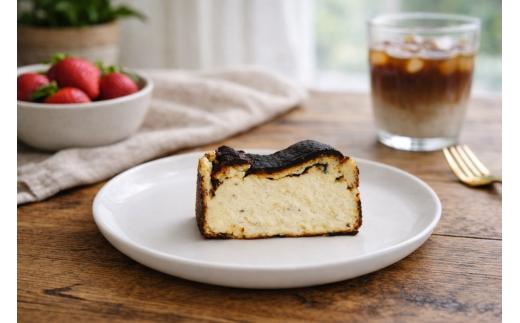 J4 胡椒香るリコッタのバスクチーズケーキ