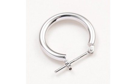 プラチナ900 　フープピアス　2×15　120334 SWAE023