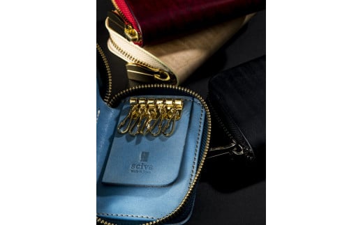 木製キーケース「sciva」(シーヴァ) The Key Case ブルー