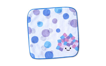 ご当地キャラクターあじさいちゃんグッズ　ミニタオル【開成町商工振興会】[BDAY003]