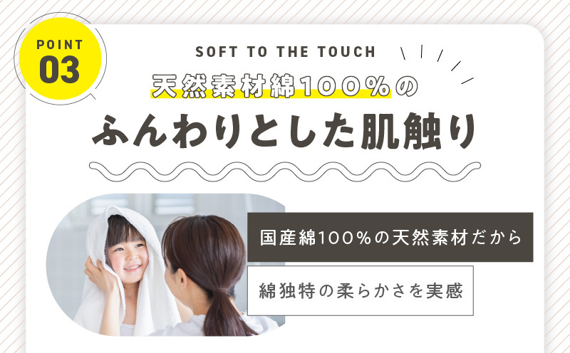 泉州タオル「普段使いにぴったりのミニバスタオル」5枚セット【泉州タオル 国産 吸水 普段使い 無地 シンプル 日用品 家族 ファミリー】 099H736_イメージ4