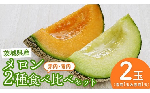 
                  【6月上旬頃より発送】茨城県産 青肉・赤肉メロンセット 秀品または優品 3Lまたは4Lサイズ×各1玉入 おすすめ JA全農いばらき JA メロン めろん フルーツ くだもの 果物 国産旬 定番 旬 期間限定 青肉 赤肉 食べ比べ アンデス クインシー エルソル
                