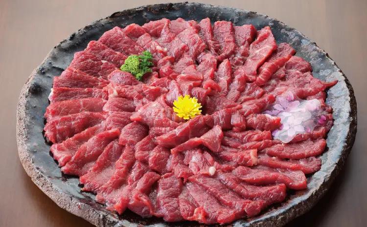 馬刺し 上霜降り(トロ)00g＋赤身200g 合計400gセット
