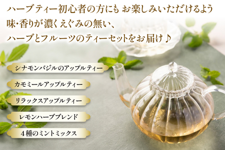 青森 CONSE ハーブティー 飲み比べセット（ハーブティー５種類） 【ふるさと納税 人気 おすすめ ランキング ハーブ ハーブティ アップルティ レモンハーブ ミント ブランド 認定品 青森県 おい