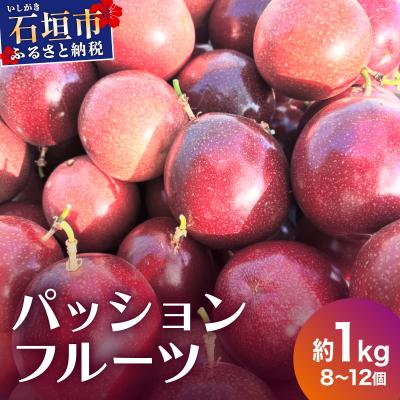 ふるさと納税 石垣市 《2025年12月下旬〜2026年6月頃発送》希少な完熟パッションフルーツ 約1kg (8〜12個)