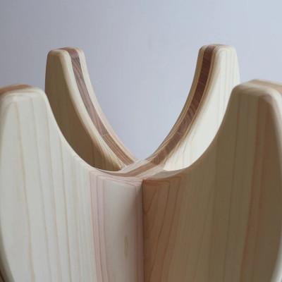 ふるさと納税 高知市 【高知県産ひのき・国産桜】土佐のちょっと素敵な丸いす[Low]【AT011】 |  | 02