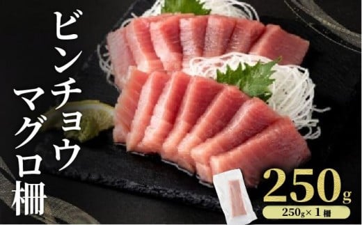 MT025-1 ビンチョウマグロ 柵 【冷凍】 250g