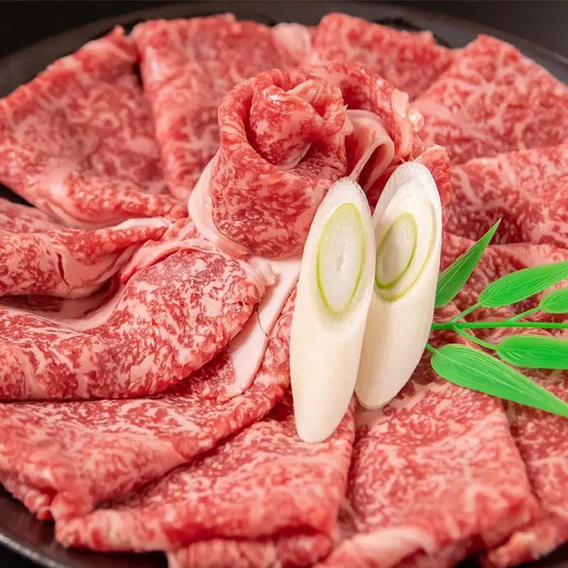 黒毛和牛 「宮崎和牛 齋藤牛」 ローススライス400g すき焼き しゃぶしゃぶ 牛肉＜5-14a＞