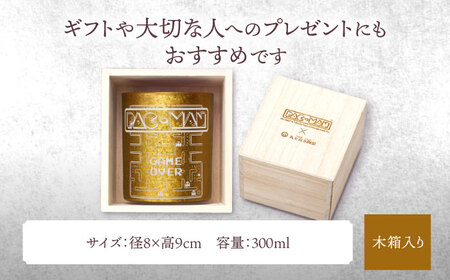 美濃輝璃妓 ロックグラス 『パックマンGAME OVER』 多治見市 / 丸モ高木陶器 ロック グラス 酒器　食器[TBA286]