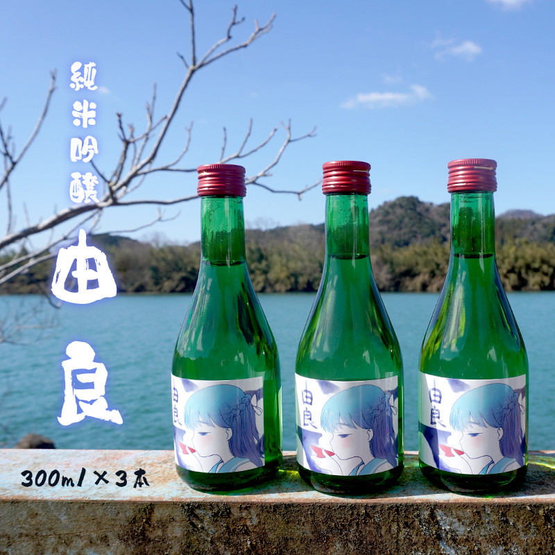 
純米吟醸 由良 300ml×3本 日本酒 辛口 地酒 限定パッケージ 熨斗 贈答 熨斗 御歳暮 お歳暮 ギフト 池田酒造 お酒 アルコール 京都 舞鶴 酒
