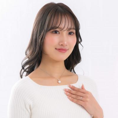 ふるさと納税 神戸市 【星涼し】白蝶真珠(南洋真珠)ダイヤモンド PT900 プラチナ ペンダントトップ |  | 02