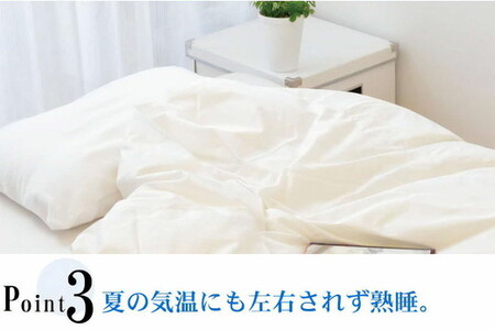 夏に使う羽毛布団 ニューゴールドラベル 薄掛け クイーン 210×210cm　ホワイトダックダウン85％ 日本羽毛製品協同組合 品質推奨ラベル付き 肌掛け 羽毛 掛け布団 立体キルト【251-0002