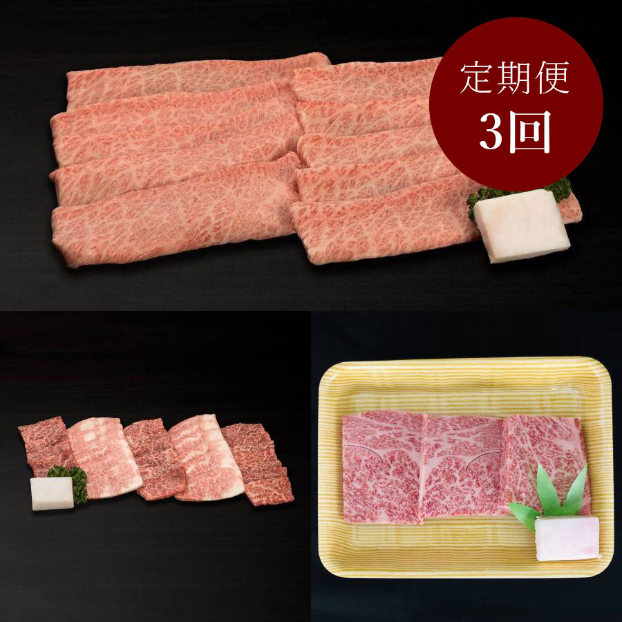 A5等級飛騨牛3ヵ月定期便
