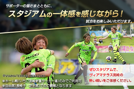 サッカー チケット ヴィアマテラス宮崎 ホーム シーズンパス スポーツ E265