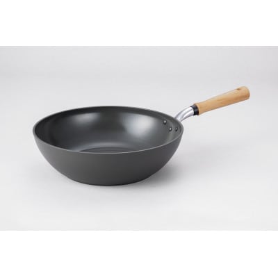 【IH対応】IHセンレンキャストグリーン　セラミックいため鍋　30cm