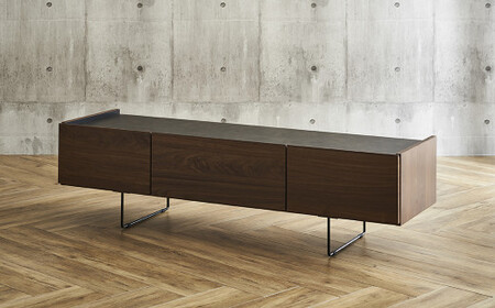 150 TVボード ダブル (ナチュラル・ブラウン) テレビ台 棚 インテリア