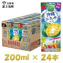 【ふるさと納税】カゴメ 野菜生活100 沖縄シークヮーサーミックス 195ml×24本 紙パック 期間限定 季節限定 砂糖不使用 甘味料不使用 1日分のビタミンC 健康志向 ジュース 野菜 果実ミックスジュース 果汁飲料 飲料類 ドリンク 野菜ドリンク [お届け:2024年4月下旬〜6月下旬]