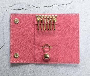 maf pinto (マフ ピント) キーケース ピンク ADRIA LINE レザー 本革 日本製