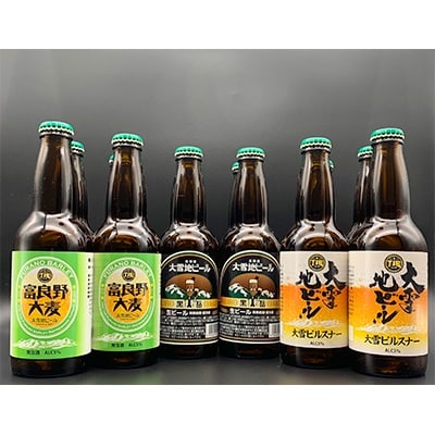 【クラフトビール 飲み比べ】大雪地ビール「主力のオリジナルセット」3種12本 北海道旭川_00478【配送不可地域：離島・沖縄】【1157287】