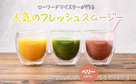 スムージー【ベリー】冷凍スムージー 250g 5本セット 埼玉県 上尾市