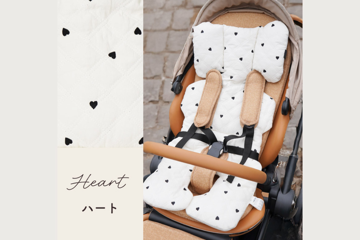 colulu ベビーカーシート【ハート】（3311）