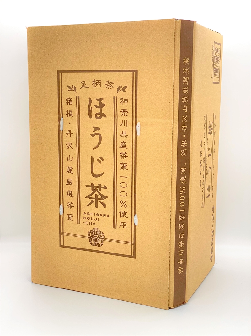 【定期便】毎月お届け（6ヶ月間） 箱根・丹沢山麓厳選茶葉100%使用のほうじ茶（リシール缶）465g×24本入【 お茶 ギフト プレゼント 贈り物 神奈川県 南足柄市 】