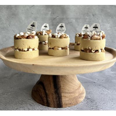 ふるさと納税 筑前町 ペットフード(犬のおやつ)　小型犬用ケーキ　鶏モカ5個セット |  | 02