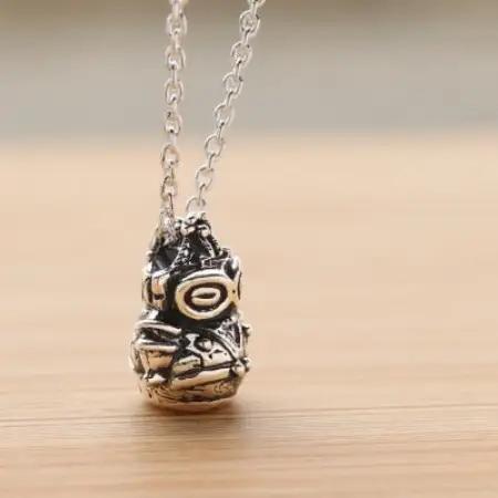 縄文の神秘を身にまとうSV925製どぐりんプチネックレス700-088【配送不可地域：離島・沖縄県】【1670965】