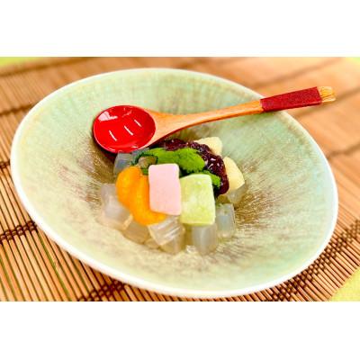 ふるさと納税 水戸市 タカトーの甘味セット6個入り(あんみつ・抹茶あんみつ・豆かん　各2個) |  | 01