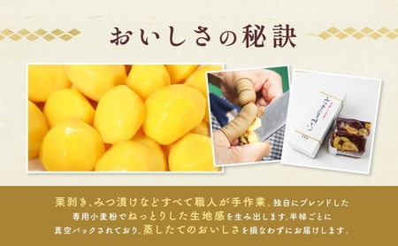 和菓子 栗蒸し羊羹 みつ栗の月明り 2棹入 羊羹 ようかん