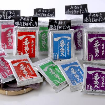 ふるさと納税 鞍手町 (福岡有明海苔5つの味 8切り180枚)一番摘み「有明海産味付けおかず海苔　6袋」(鞍手町) |  | 01