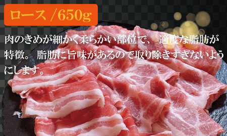 佐賀県産肥前さくらポークロース・モモ スライス しゃぶしゃぶ 用詰合せ（1.9kg）潮風F 豚肉 B130-010